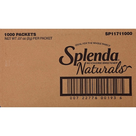 Splenda Splenda Naturals Stevia, PK1000 SP11711000